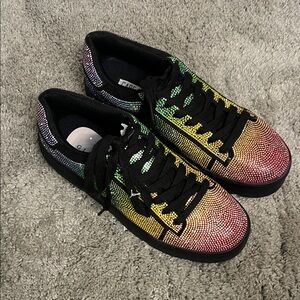 Cape Robbin Multicolor Rhinestone Sneakers